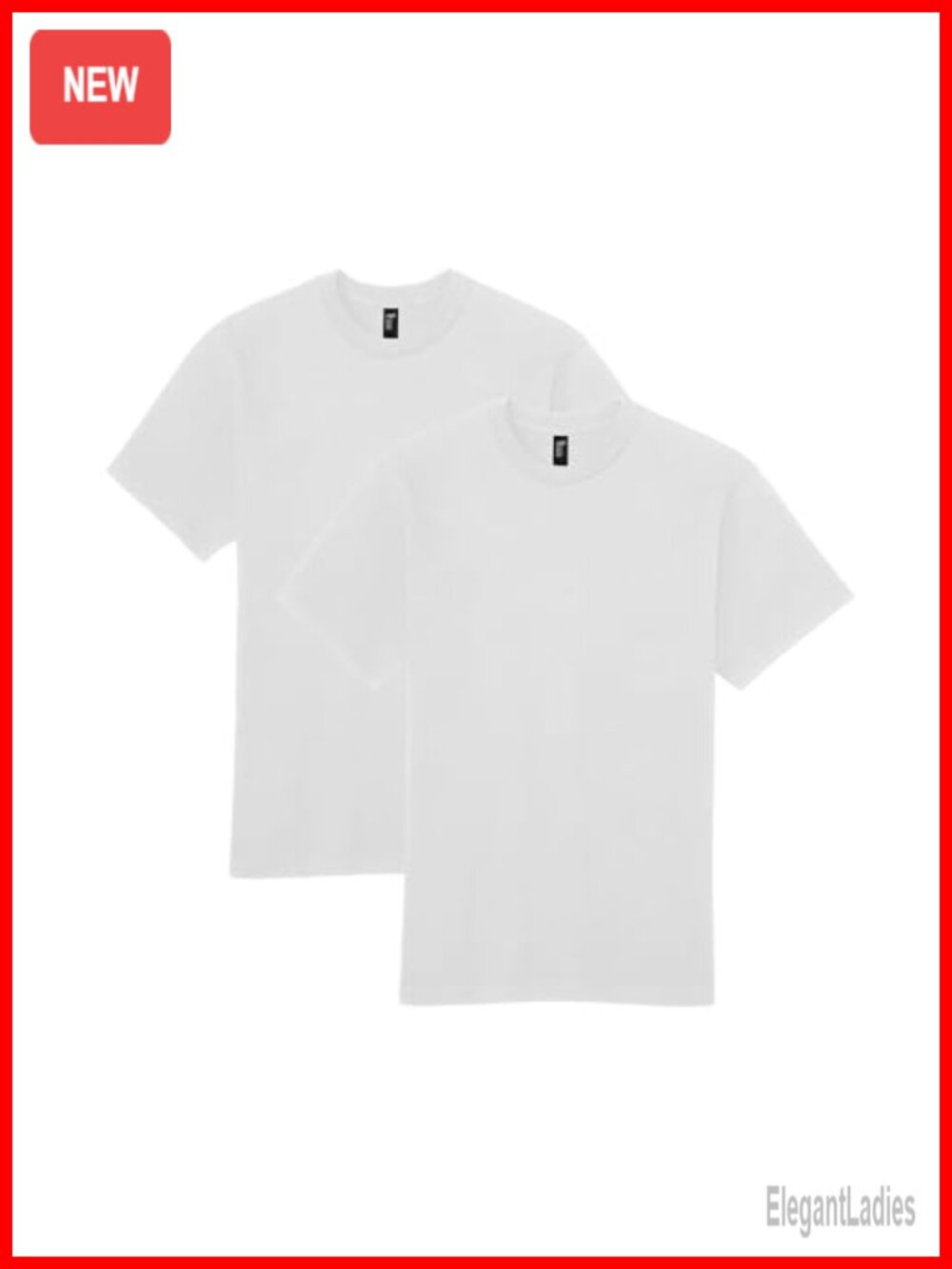 Modern Classic Fit Crew Neck Short Sleeve T-Shirt 2-Pack